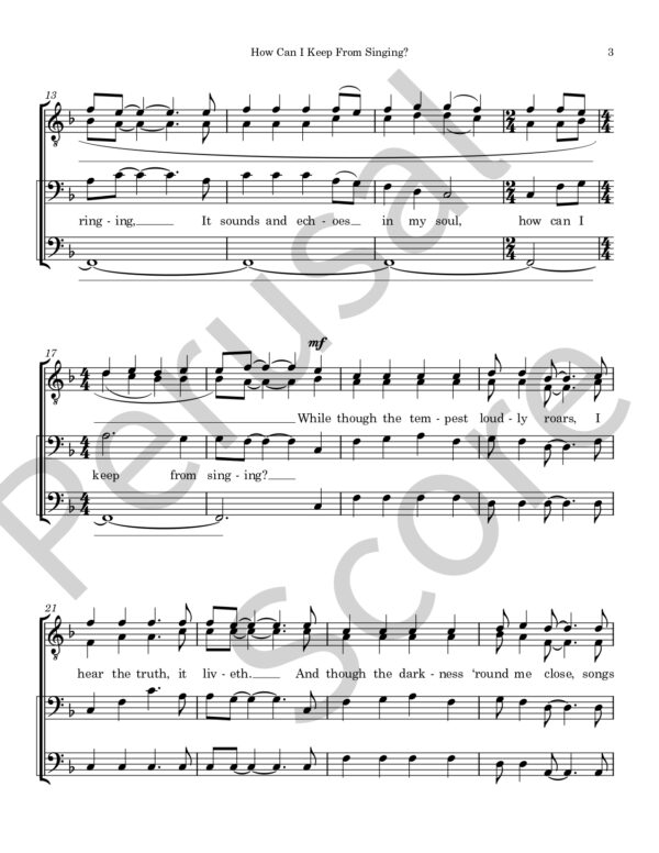 How Can I Keep From Singing? - Image 3