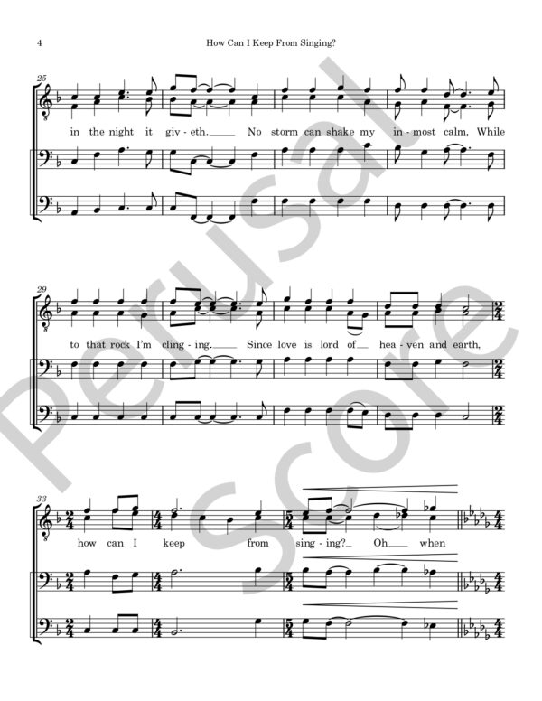 How Can I Keep From Singing? - Image 4