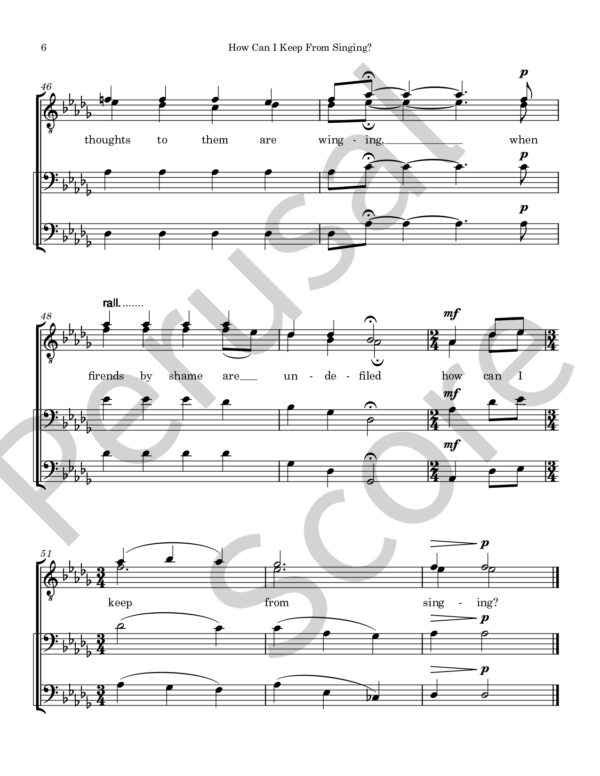 How Can I Keep From Singing? - Image 6